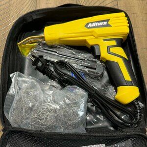 Allturn Plastic Welding Gun Kit 100W Hot Stapler Bumper Repair Tool Set